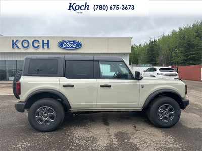 NEW 2026 Ford Bronco Big Bend - Desert Sand Exterior / CARMELO PLATINUM LEATHER BUCKET Interior - $64,525 - Stock #A26179 - VIN 1FMDE7BH9TLA89810