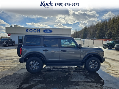 NEW 2026 Ford Bronco Big Bend - Carbonized Grey Metallic Exterior / CARMELO PLATINUM LEATHER BUCKET Interior - $64,730 - Stock #A26033 - VIN 1FMDE7BH6TLA44727