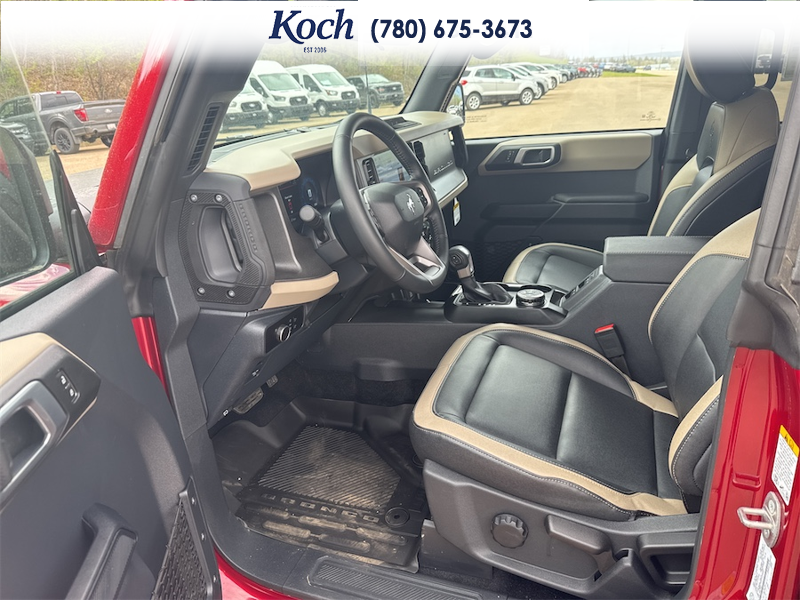 NEW 2026 Ford Bronco Big Bend - Ruby Red Tri-coat Metallic Exterior / VINYL SANDSTONE/BLACK SEATS Interior - $59,523 - Stock #A26053 - VIN 1FMDE7BH4TLA48887 - Photo 17