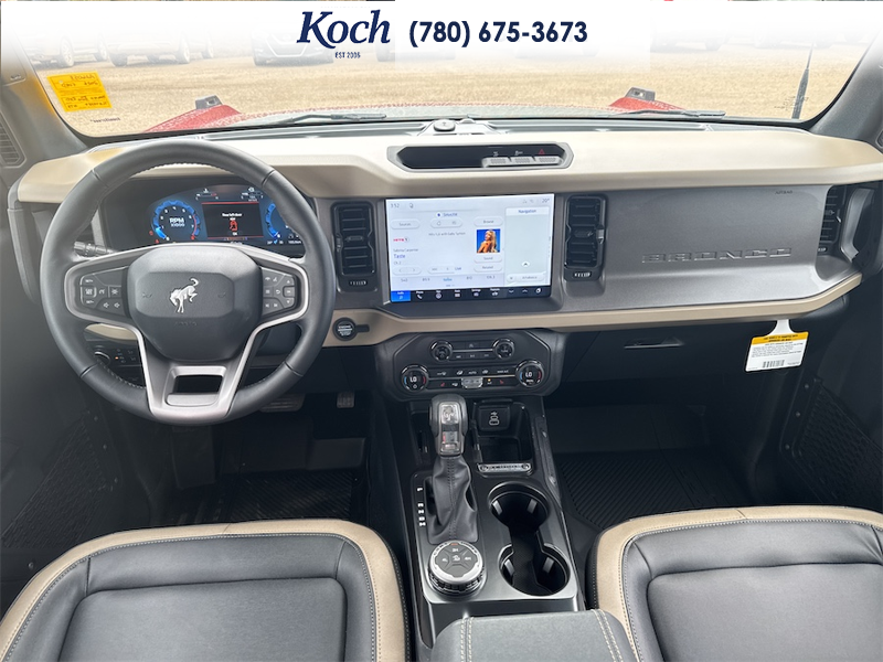 NEW 2026 Ford Bronco Big Bend - Ruby Red Tri-coat Metallic Exterior / VINYL SANDSTONE/BLACK SEATS Interior - $59,523 - Stock #A26053 - VIN 1FMDE7BH4TLA48887 - Photo 19