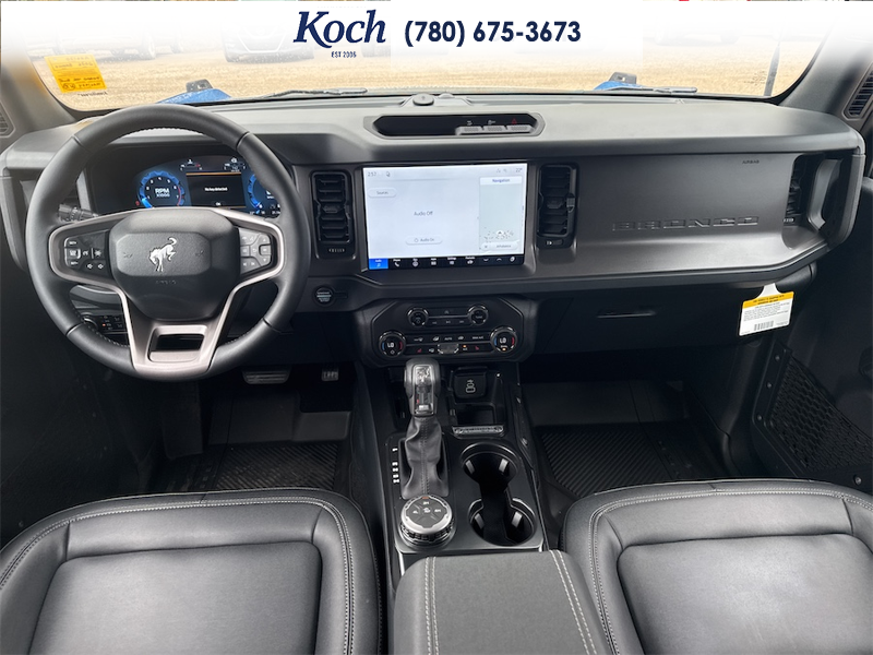 NEW 2026 Ford Bronco Big Bend - Velocity Blue Metallic Exterior / CARMELO PLATINUM LEATHER BUCKET Interior - $58,736 - Stock #A26120 - VIN 1FMDE7BH5TLA61924 - Photo 19