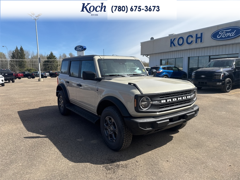 NEW 2026 Ford Bronco Big Bend - Desert Sand Exterior / VINYL SANDSTONE/BLACK SEATS Interior - $64,610 - Stock #A26147 - VIN 1FMDE7BH5TLA62524 - Photo 1