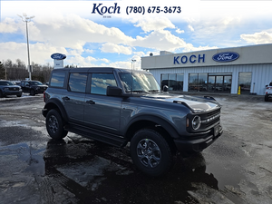 NEW 2026 Ford Bronco Big Bend - Carbonized Grey Metallic Exterior / CARMELO PLATINUM LEATHER BUCKET Interior - $57,891 - Stock #A26033 - VIN 1FMDE7BH6TLA44727