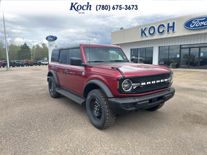 NEW 2026 Ford Bronco Big Bend - Ruby Red Tri-coat Metallic Exterior / VINYL SANDSTONE/BLACK SEATS Interior - $59,523 - Stock #A26053 - VIN 1FMDE7BH4TLA48887