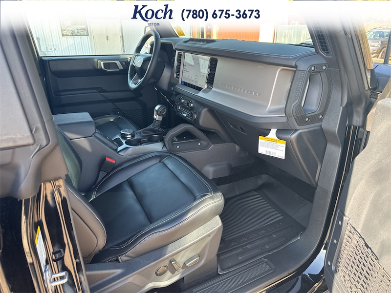 NEW 2026 Ford Bronco Outer Banks - Shadow Black Exterior / BLACK ONYX LEATHER TRIM/VINYL Interior - $85,165 - Stock #A26180 - VIN 1FMEE8BP7TLA88849 - Photo 21