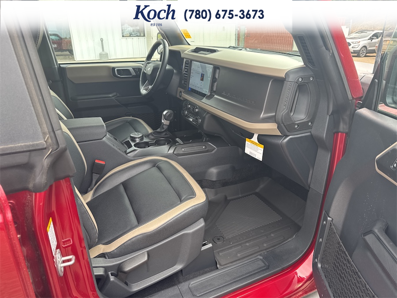 NEW 2026 Ford Bronco Big Bend - Ruby Red Tri-coat Metallic Exterior / VINYL SANDSTONE/BLACK SEATS Interior - $59,523 - Stock #A26053 - VIN 1FMDE7BH4TLA48887 - Photo 21