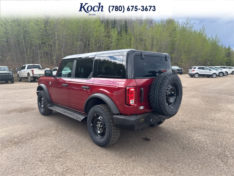 NEW 2026 Ford Bronco Big Bend - Ruby Red Tri-coat Metallic Exterior / VINYL SANDSTONE/BLACK SEATS Interior - $59,523 - Stock #A26053 - VIN 1FMDE7BH4TLA48887 - Photo 3
