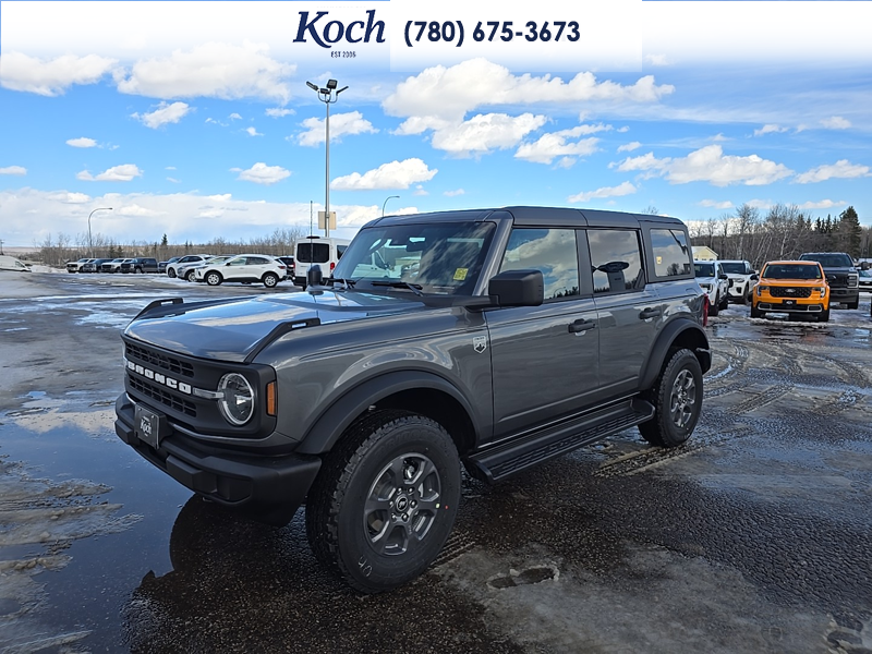 NEW 2026 Ford Bronco Big Bend - Carbonized Grey Metallic Exterior / CARMELO PLATINUM LEATHER BUCKET Interior - $64,730 - Stock #A26033 - VIN 1FMDE7BH6TLA44727 - Photo 4