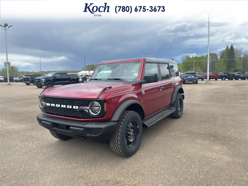 NEW 2026 Ford Bronco Big Bend - Ruby Red Tri-coat Metallic Exterior / VINYL SANDSTONE/BLACK SEATS Interior - $59,523 - Stock #A26053 - VIN 1FMDE7BH4TLA48887 - Photo 4