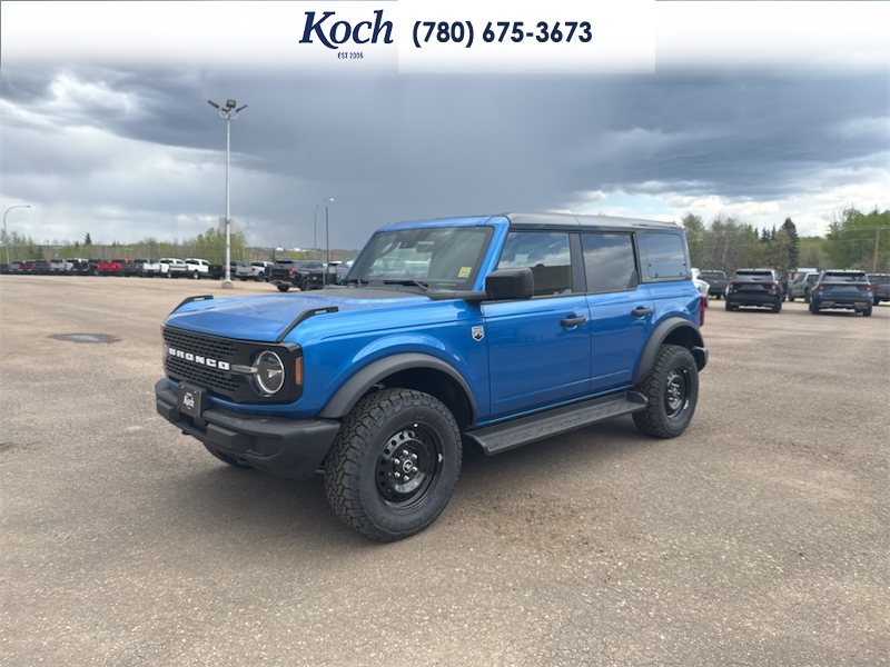 NEW 2026 Ford Bronco Big Bend - Velocity Blue Metallic Exterior / CARMELO PLATINUM LEATHER BUCKET Interior - $58,736 - Stock #A26120 - VIN 1FMDE7BH5TLA61924 - Photo 4