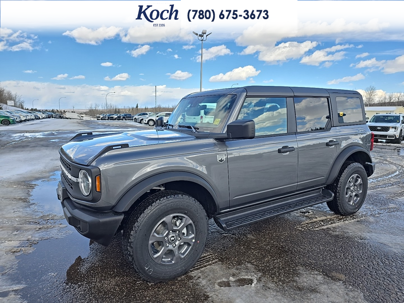 NEW 2026 Ford Bronco Big Bend - Carbonized Grey Metallic Exterior / CARMELO PLATINUM LEATHER BUCKET Interior - $64,730 - Stock #A26033 - VIN 1FMDE7BH6TLA44727 - Photo 5