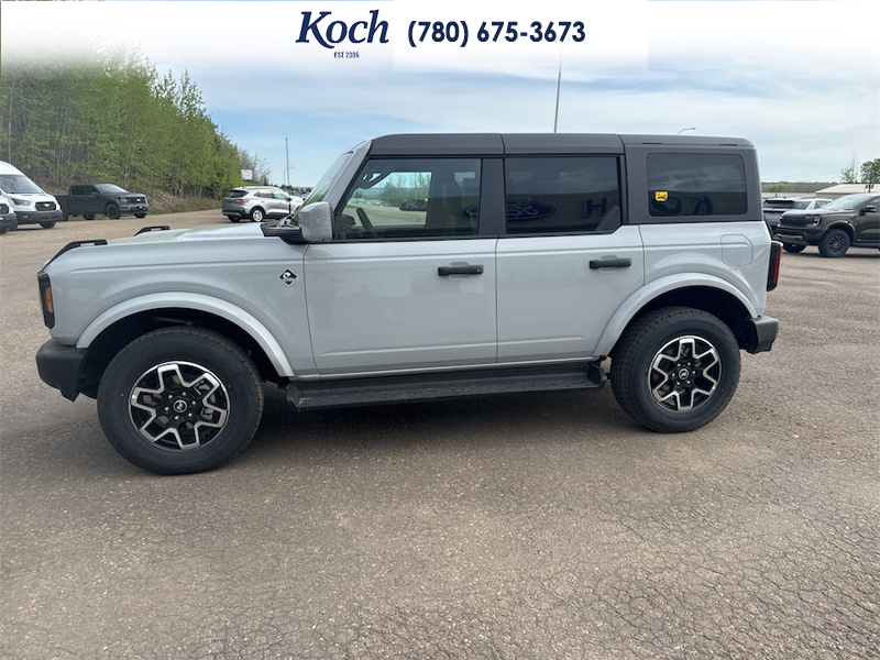 NEW 2026 Ford Bronco Outer Banks - Avalanche Exterior / BLACK ONYX LEATHER TRIM/VINYL Interior - $72,340 - Stock #A26078 - VIN 1FMDE8BH6TLA58407 - Photo 6