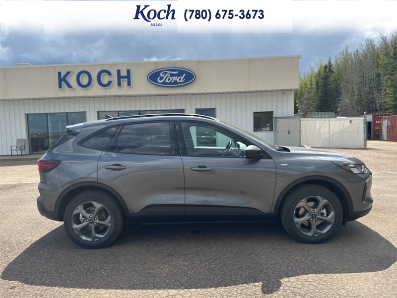 NEW 2026 Ford Escape ST-Line - Carbonized Grey Metallic Exterior / EBONY VINYL/ RED STITCHING Interior - $39,344 - Stock #A26026 - VIN 1FMCU9MNXTUA38713 - Photo 13