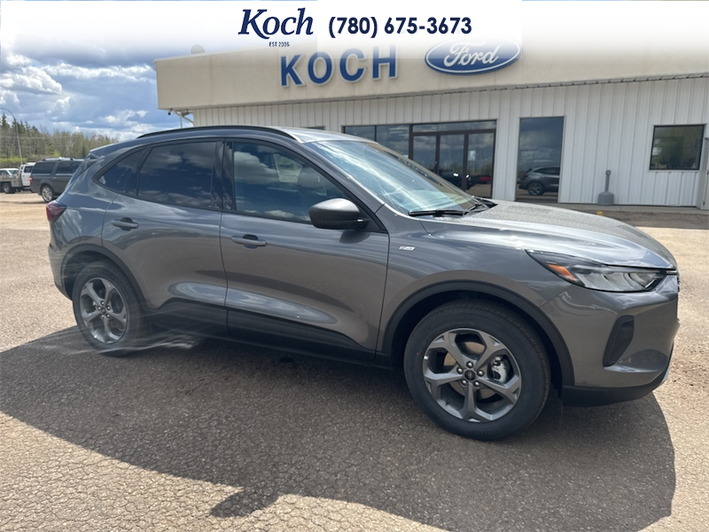 NEW 2026 Ford Escape ST-Line - Carbonized Grey Metallic Exterior / EBONY VINYL/ RED STITCHING Interior - $39,344 - Stock #A26026 - VIN 1FMCU9MNXTUA38713 - Photo 14