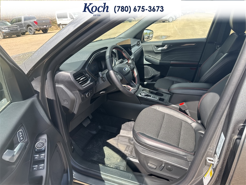 NEW 2026 Ford Escape ST-Line - Carbonized Grey Metallic Exterior / EBONY VINYL/ RED STITCHING Interior - $39,344 - Stock #A26026 - VIN 1FMCU9MNXTUA38713 - Photo 17