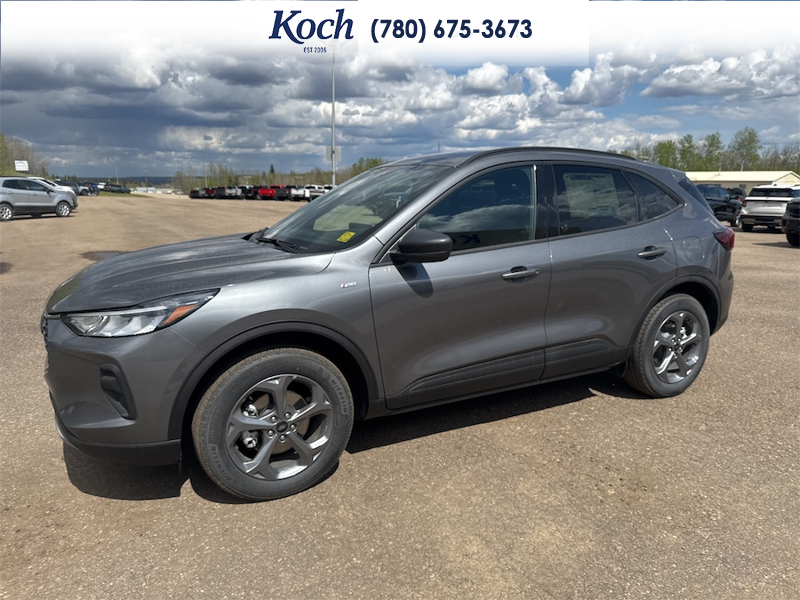 NEW 2026 Ford Escape ST-Line - Carbonized Grey Metallic Exterior / EBONY VINYL/ RED STITCHING Interior - $39,344 - Stock #A26026 - VIN 1FMCU9MNXTUA38713 - Photo 5