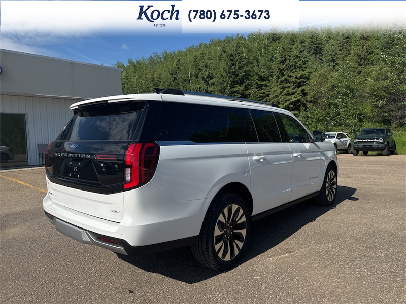 NEW 2026 Ford Expedition Platinum Max - Star White Tri-coat Metallic Exterior / BRONZE SMOKE MET CC Interior - $108,185 - Stock #A26201 - VIN 1FMJK1M86TEA44009 - Photo 2