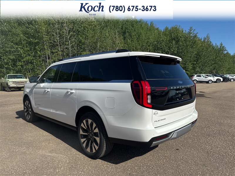 NEW 2026 Ford Expedition Platinum Max - Star White Tri-coat Metallic Exterior / BRONZE SMOKE MET CC Interior - $108,185 - Stock #A26201 - VIN 1FMJK1M86TEA44009 - Photo 3