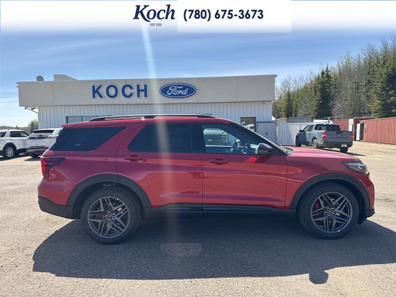 NEW 2026 Ford Explorer ST - Black Sport Cloth Exterior / KAPOOR RED Interior - $75,280 - Stock #A26165 - VIN 1FMWK8GC7TGB34546 - Photo 13