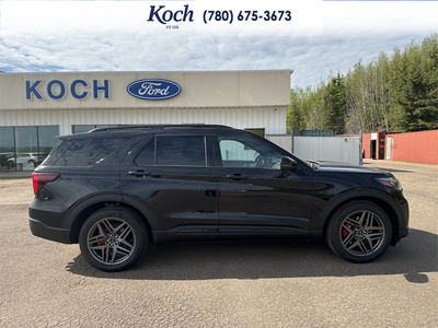 NEW 2026 Ford Explorer ST - Agate Black Exterior - $74,480 - Stock #A26041 - VIN 1FMWK8GC2TGA82291