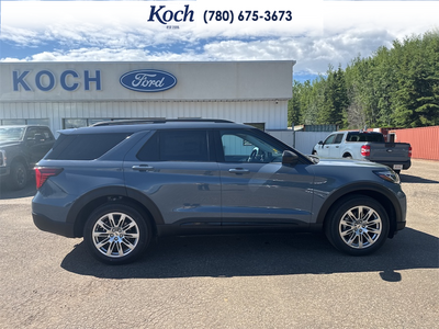 NEW 2026 Ford Explorer Active - Vapor Blue Exterior / DARK SPACE GREY ACTIVEX Interior - $60,730 - Stock #A26202 - VIN 1FMUK8DHXTGB86616