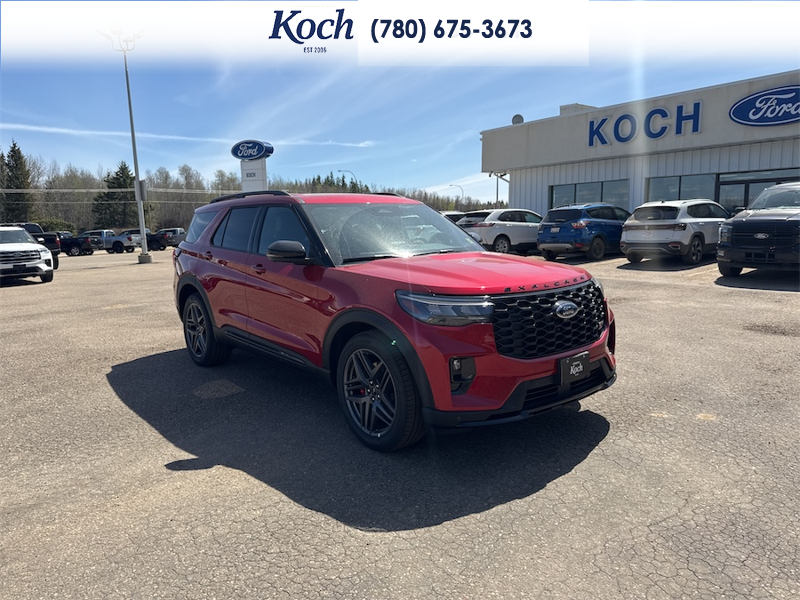 NEW 2026 Ford Explorer ST - Black Sport Cloth Exterior / KAPOOR RED Interior - $75,280 - Stock #A26165 - VIN 1FMWK8GC7TGB34546 - Photo 15
