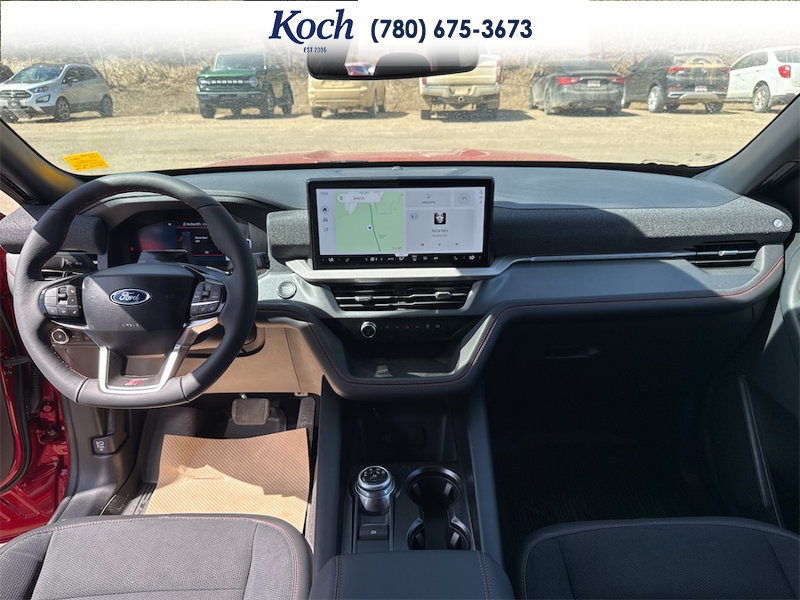 NEW 2026 Ford Explorer ST - Black Sport Cloth Exterior / KAPOOR RED Interior - $75,280 - Stock #A26165 - VIN 1FMWK8GC7TGB34546 - Photo 19