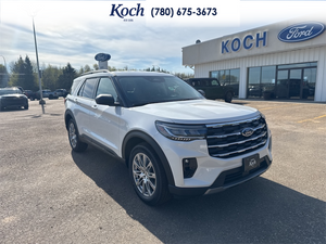 NEW 2026 Ford Explorer Active - Star White Tri-coat Metallic Exterior / DARK SPACE GREY ACTIVEX Interior - $54,940 - Stock #A26181 - VIN 1FMUK8DH4TGB58794