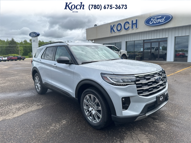 NEW 2026 Ford Explorer Active - Crystal White Tricoat Exterior / DARK SPACE GREY ACTIVEX Interior - $54,237 - Stock #A26191 - VIN 1FMUK8DH1TGB87329 - Photo 1