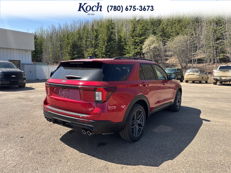 NEW 2026 Ford Explorer ST - Black Sport Cloth Exterior / KAPOOR RED Interior - $75,280 - Stock #A26165 - VIN 1FMWK8GC7TGB34546 - Photo 2