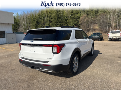 NEW 2026 Ford Explorer Active - Star White Tri-coat Metallic Exterior / DARK SPACE GREY ACTIVEX Interior - $59,930 - Stock #A26181 - VIN 1FMUK8DH4TGB58794