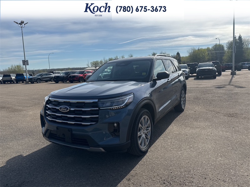 NEW 2026 Ford Explorer Active - Vapor Blue Exterior / DARK SPACE GREY ACTIVEX Interior - $60,730 - Stock #A26198 - VIN 1FMUK8DH3TGB58110 - Photo 4