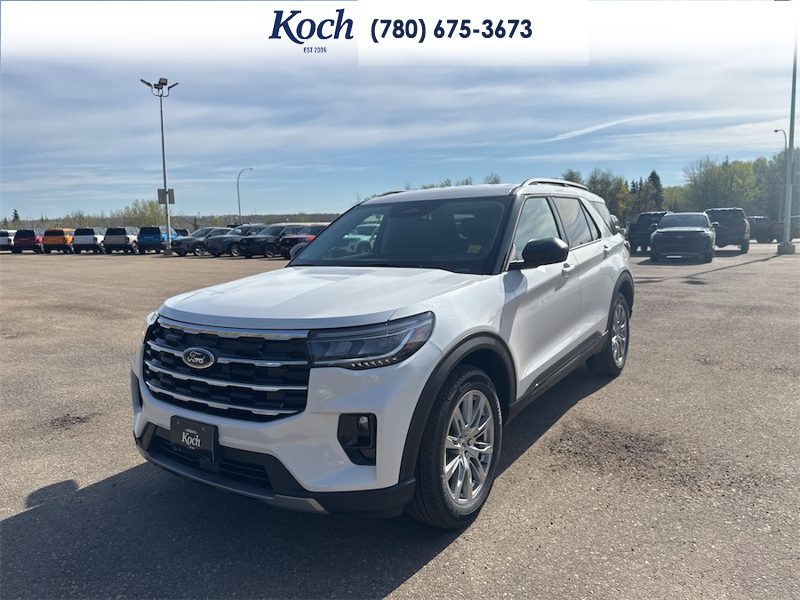 NEW 2026 Ford Explorer Active - Star White Tri-coat Metallic Exterior / DARK SPACE GREY ACTIVEX Interior - $59,930 - Stock #A26181 - VIN 1FMUK8DH4TGB58794 - Photo 4