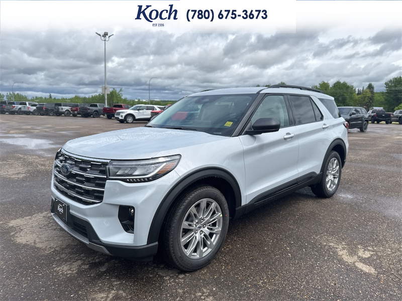 NEW 2026 Ford Explorer Active - Crystal White Tricoat Exterior / DARK SPACE GREY ACTIVEX Interior - $54,237 - Stock #A26191 - VIN 1FMUK8DH1TGB87329 - Photo 4