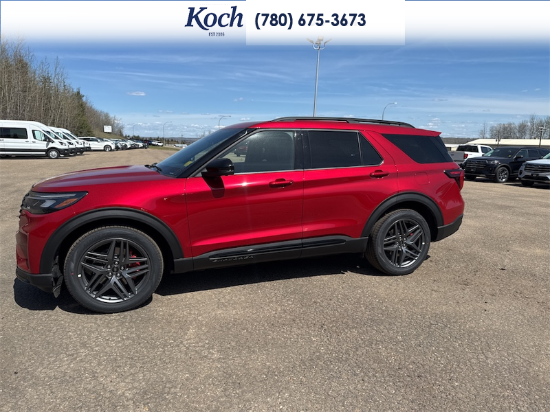 NEW 2026 Ford Explorer ST - Black Sport Cloth Exterior / KAPOOR RED Interior - $75,280 - Stock #A26165 - VIN 1FMWK8GC7TGB34546 - Photo 6