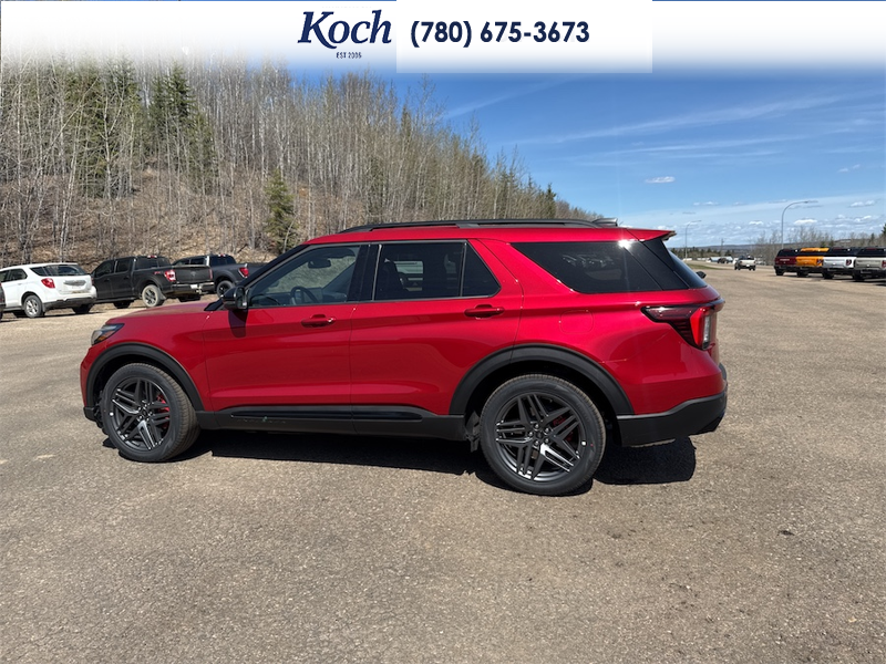NEW 2026 Ford Explorer ST - Black Sport Cloth Exterior / KAPOOR RED Interior - $75,280 - Stock #A26165 - VIN 1FMWK8GC7TGB34546 - Photo 8