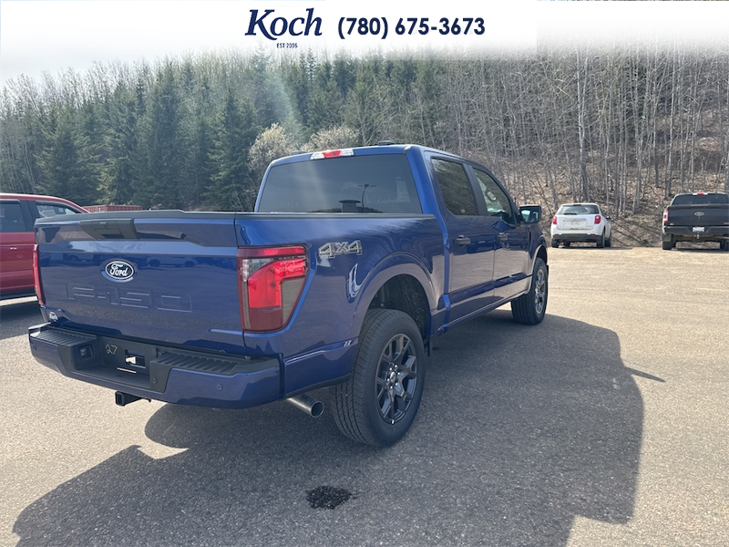 NEW 2026 Ford F-150 STX - Argon Blue Metallic Exterior / BLACK ONYX/BLUE PREM LEATHER SEATS Interior - $63,952 - Stock #A26161 - VIN 1FTEW2LP7TKD68368 - Photo 11