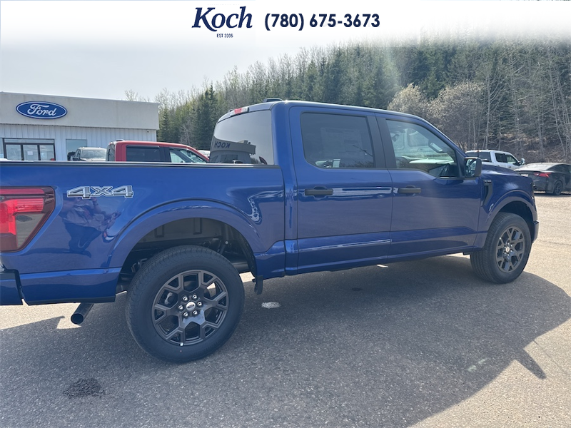 NEW 2026 Ford F-150 STX - Argon Blue Metallic Exterior / BLACK ONYX/BLUE PREM LEATHER SEATS Interior - $63,952 - Stock #A26161 - VIN 1FTEW2LP7TKD68368 - Photo 12