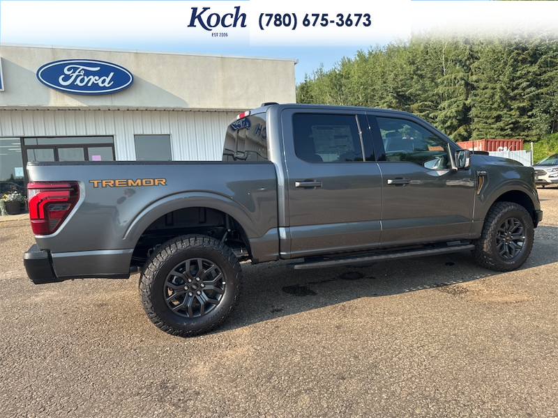 NEW 2026 Ford F-150 Tremor - Carbonized Grey Metallic Exterior / BLACK, UNIQUE TREMOR LEATHER-TRIMMED BUCKET SEATS Interior - $88,012 - Stock #A26219 - VIN 1FTFW4L8XTFB45534 - Photo 12