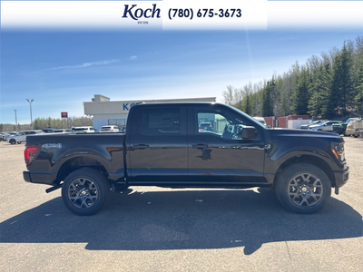 NEW 2026 Ford F-150 STX - Agate Black Exterior / BLACK ONYX/BLUE PREM LEATHER SEATS Interior - $63,955 - Stock #A26152 - VIN 1FTEW2LP1TKD67846