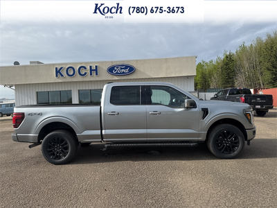 NEW 2026 Ford F-150 LARIAT - Iconic Silver Metallic Exterior / BLACK Interior - $83,435 - Stock #A26077 - VIN 1FTFW5L88TKD37502