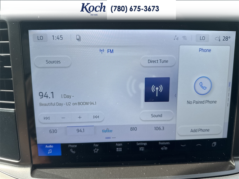 NEW 2026 Ford F-150 XLT - Oxford White Exterior / DARK SLATE CLOTH Interior - $67,740 - Stock #A26184 - VIN 1FTFW3L89TKD81786 - Photo 13