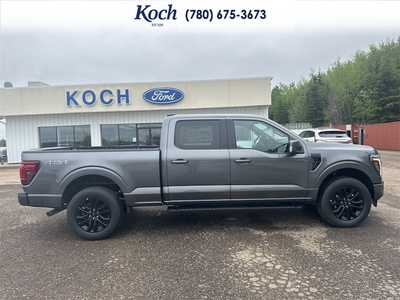 NEW 2026 Ford F-150 LARIAT - Carbonized Grey Metallic Exterior / BLACK Interior - $84,235 - Stock #A26187 - VIN 1FTFW5L81TKD65772