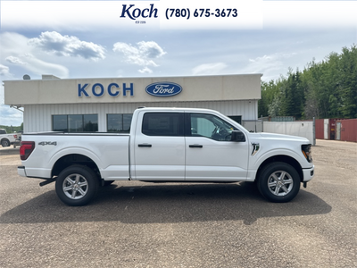 NEW 2026 Ford F-150 XLT - Oxford White Exterior / DARK SLATE CLOTH Interior - $67,740 - Stock #A26183 - VIN 1FTFW3L81TKD84035