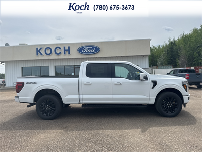 NEW 2026 Ford F-150 LARIAT - Oxford White Exterior / BLACK Interior - $84,235 - Stock #A26221 - VIN 1FTFW5L83TKE27348