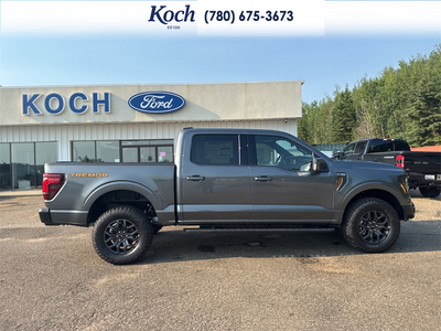 NEW 2026 Ford F-150 Tremor - Carbonized Grey Metallic Exterior / BLACK, UNIQUE TREMOR LEATHER-TRIMMED BUCKET SEATS Interior - $99,820 - Stock #A26219 - VIN 1FTFW4L8XTFB45534
