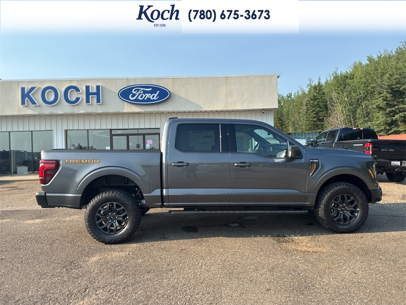 NEW 2026 Ford F-150 Tremor - Carbonized Grey Metallic Exterior / BLACK, UNIQUE TREMOR LEATHER-TRIMMED BUCKET SEATS Interior - $88,012 - Stock #A26219 - VIN 1FTFW4L8XTFB45534 - Photo 13