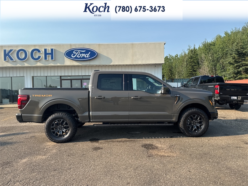 NEW 2026 Ford F-150 Tremor - Marsh Grey Exterior / BLACK, UNIQUE TREMOR LEATHER-TRIMMED BUCKET SEATS Interior - $100,935 - Stock #A26222 - VIN 1FTFW4L87TFB48388 - Photo 13