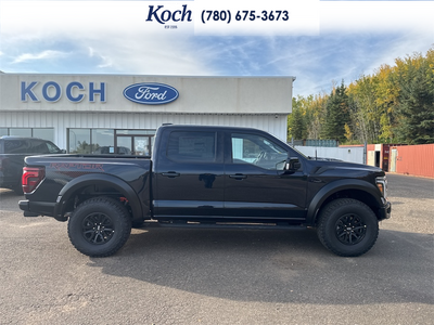 NEW 2026 Ford F-150 Raptor - Antimatter Blue Metallic Exterior / BLACK, LEATHER TRIM FRONT SEATS Interior - $117,394 - Stock #A26246 - VIN 1FTFW1RG3TFB96418