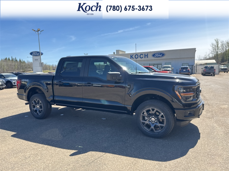 NEW 2026 Ford F-150 STX - Agate Black Exterior / BLACK ONYX/BLUE PREM LEATHER SEATS Interior - $63,955 - Stock #A26152 - VIN 1FTEW2LP1TKD67846 - Photo 14